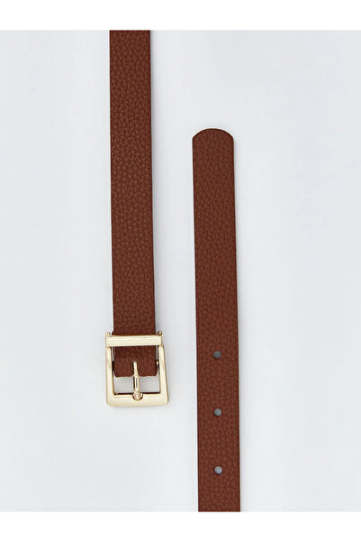 LC Waikiki Μαύρη δερμάτινη γυναικεία ζώνη 3 τεμαχίων