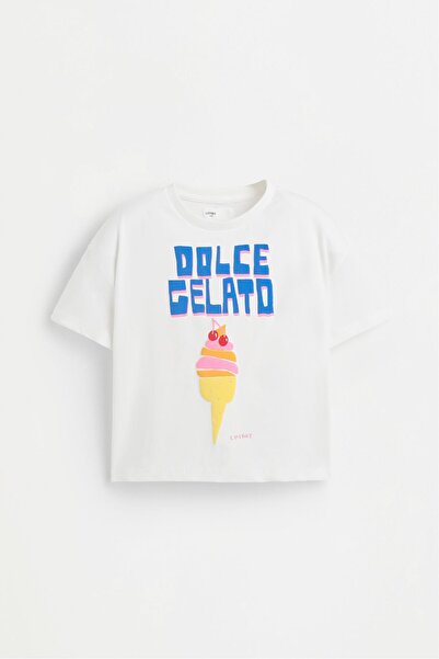 LEFTIES Kabartma desenli t-shirt