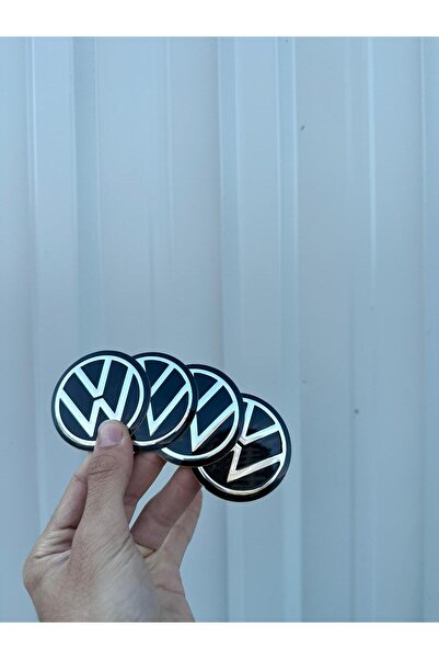 OEM YENİ KASA VOLKSWAGEN VW Logolu Alüminyum Dış Kaplama Jant Göbeği Arması Y...