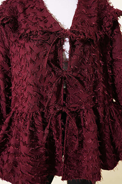 Lavanta Tekstil Κιμονό με φούντες και δέσιμο μπροστά