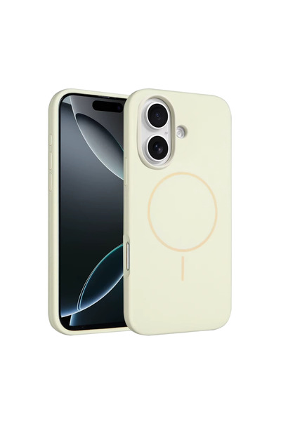 UnDePlus Apple iPhone 16 Kılıf Lansaman Silikon M-Safe Magnetik Şarj Jully Kapak
