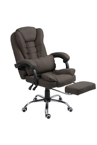 Mobplayers Καρέκλα Γραφείου, Μίνι Μπράντον-Μαξ, Υφασμάτινη, Καφέ, Λειτουργία ...