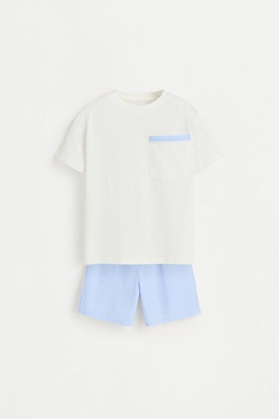 LEFTIES Cepli kısa pijama takımı