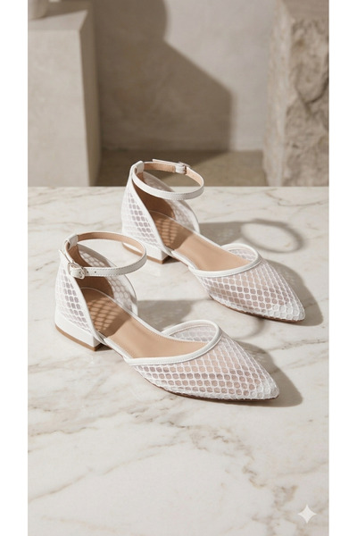 CICIKIZ Παπούτσια με χαμηλό τακούνι Jurdan με σχέδιο Mabeyn File, χρώμα Peanut