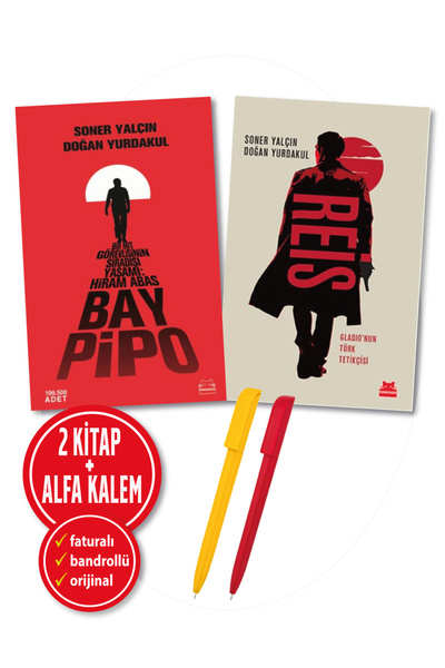 Kırmızı Kedi Yayınları Alfa Kalem+Reis+Bay Pipo (Soner Yalçın & Doğan Yurdaku...