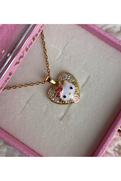 La Çiva Arts Hello Kitty Kolye, Hello Kitty Kalp Kolye