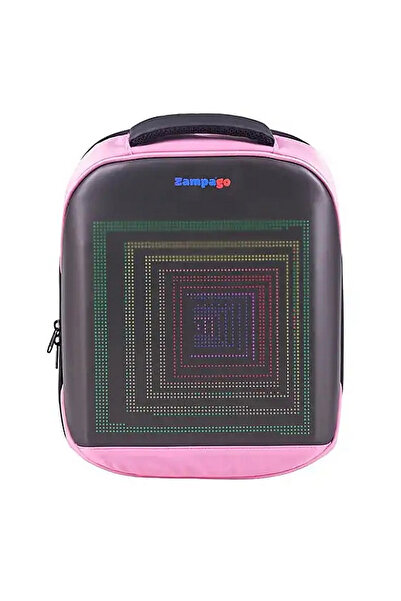 TOYFEST Zampago Urban Backpack with Led Screen-Pink