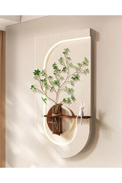 TAKIFİX Pilli LED’li İskandinav Tarzı Dekoratif Duvar Tablosu 40x70 cm