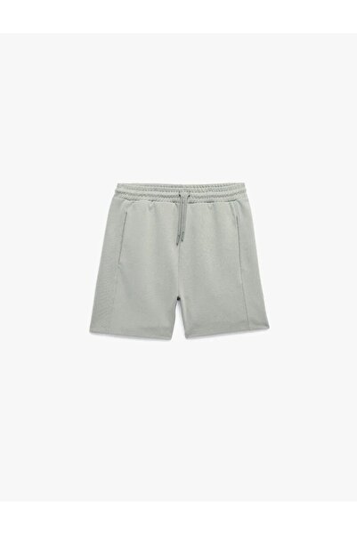 Koton Seam Detail Pocketed Drawstring Waist Shorts