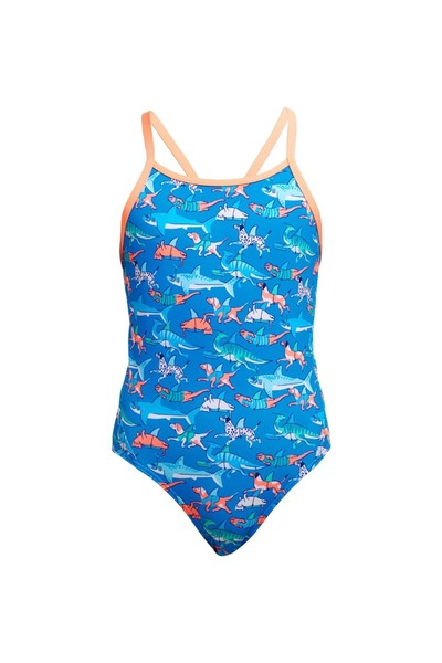 Generic Brand Costum de baie Funkita DB Fin pentru fete, design confortabil ș...