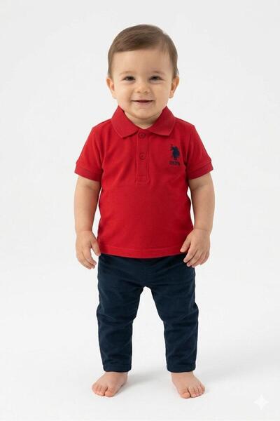 U.S. Polo Assn. U.S. Polo Assn Baby Boy Top and Bottom Sets