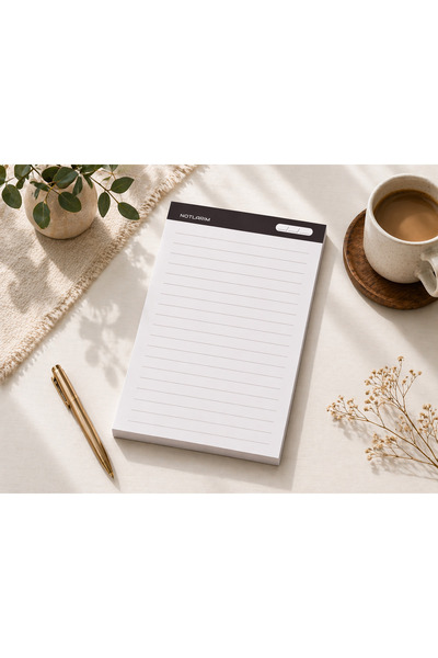 ATALAYREKLAM A5 Notepad 50 Sheets Lined Set of 5