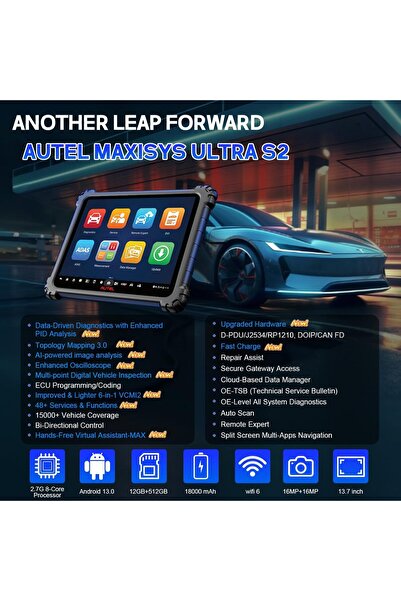 Autel MaxiSYS Ultra S2 OBD2 Scanner