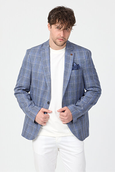 Frappoli Ανδρικό αθλητικό μπουφάν Lazue σε σκούρο μπλε χρώμα από ύφασμα πολυβ...