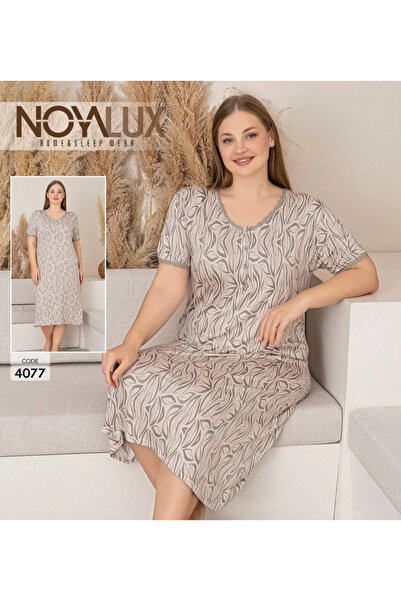 Beruflic Noyalux 4077 فستان نوم نسائي بأكمام قصيرة