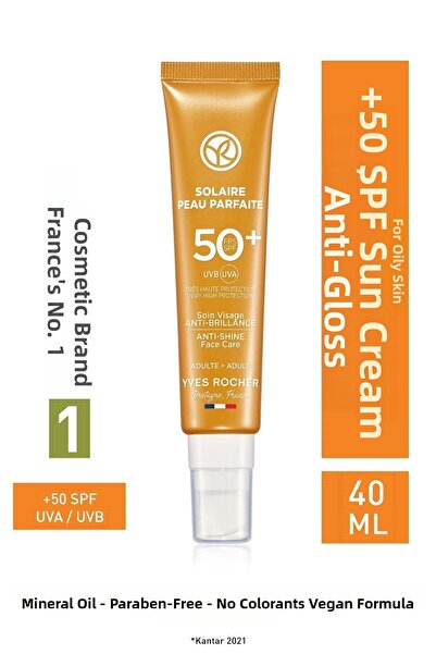 Yves Rocher كريم واقي من الشمس للوجه مضاد للعيوب بعامل حماية من الشمس SPF 50 ...