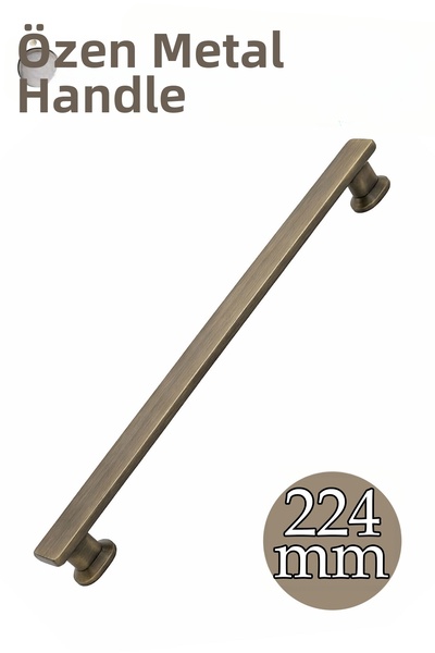 Badem10 Özen Çizme Αντίκα Κίτρινη Λαβή Συρταριού 224 mm Αισθητικός Σχεδιασμός...