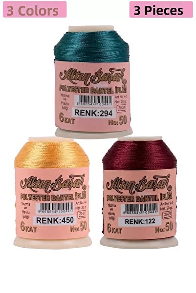 Generic Brand 3 pieces of goldenrod lace and lace rope 20 gr - royaleks - no:...