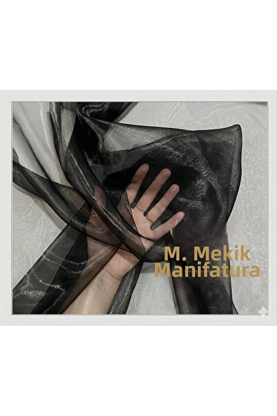 MEKİK MANİFATURA Black Glass Organized Fabric