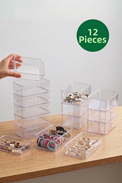 Bayev 12 τεμάχια (S) Leo Modular Set Organizer συρταριών που μπορεί να σταθεί...