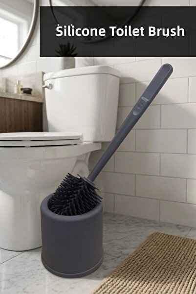 Tercih Home Βούρτσα τουαλέτας σιλικόνης Βούρτσα μπάνιου Βούρτσα λεκάνης τουαλ...