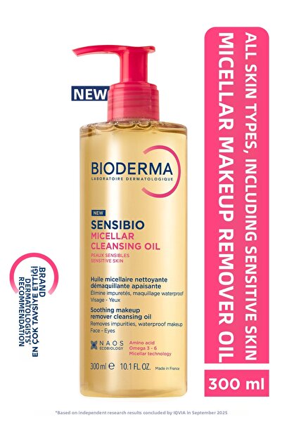 Bioderma Sensibio micellar cleansing oil sensitive & normal skin oil based fa...