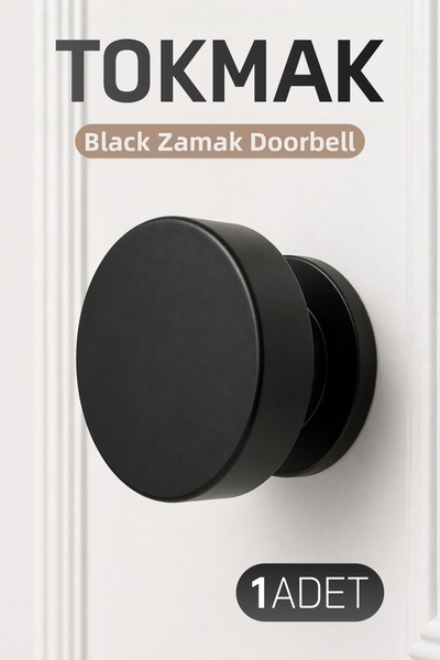 Badem10 Özen Zamak (1 τεμάχιο) Στρογγυλό πόμολο πόρτας Πολυτελές μεταλλικό μα...