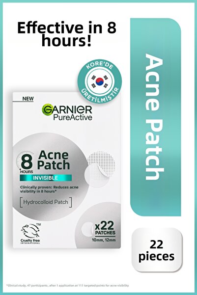 Garnier Pimple Patch 22-Pack Acne Patch, Hydrocolloid Patch, Fast Effect in 8...
