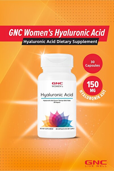 GNC GNC حمض الهيالورونيك للنساء – 30 كبسولة