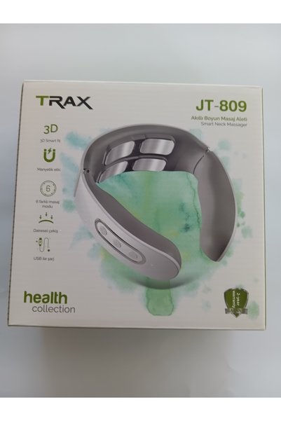 TRAX Jt-809 Heated Neck Massager - 6 Modes and 9 Levels of Intensity Adjustment