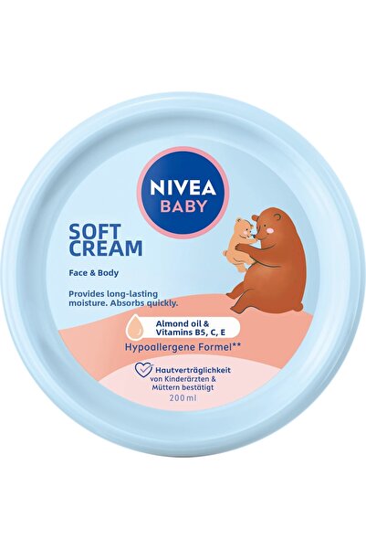 NIVEA كريم نيفيا بيبي الناعم للحماية اليومية 200 مل، العناية بالطفل، مرطب الطفل