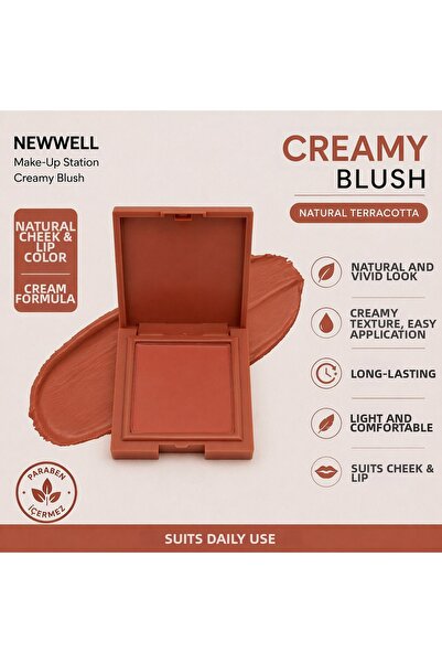 New Well Newwell Make up Station Cream Blusher