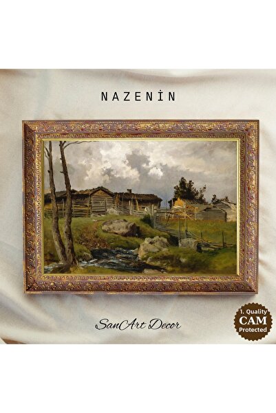 Sanart Vintage ζωγραφική με κορνίζα, ζωγραφική με λάδι, ζωγραφική με κορνίζα,...
