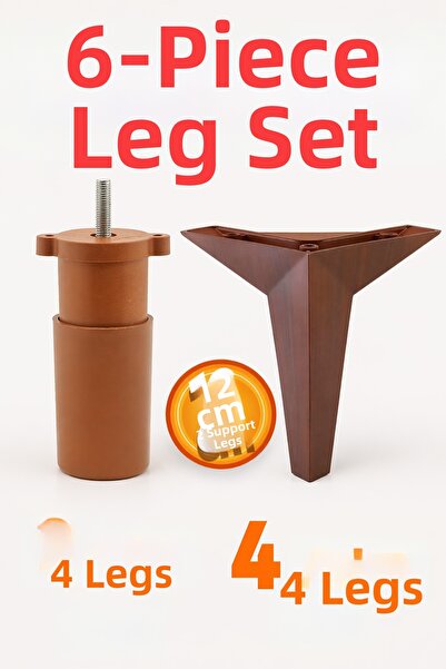 Badem10 Σετ 6 Έπιπλα Τηλεόρασης Καναπές-Κρεβάτι Πολυθρόνα Καναπέ Στήριγμα Πόδ...