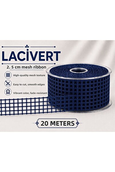 Esteks Dantel ve Tekstil Aksesuarları Κορδέλα 2,5 εκ. 20 μέτρα, Κορδέλα διακό...