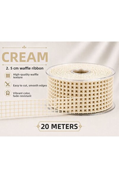 Esteks Dantel ve Tekstil Aksesuarları Κορδέλα 2,5 εκ. 20 μέτρα, Κορδέλα διακό...