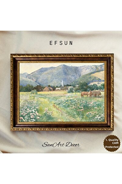 Sanart Vintage ζωγραφική με κορνίζα, ζωγραφική με λάδι, ζωγραφική με κορνίζα,...