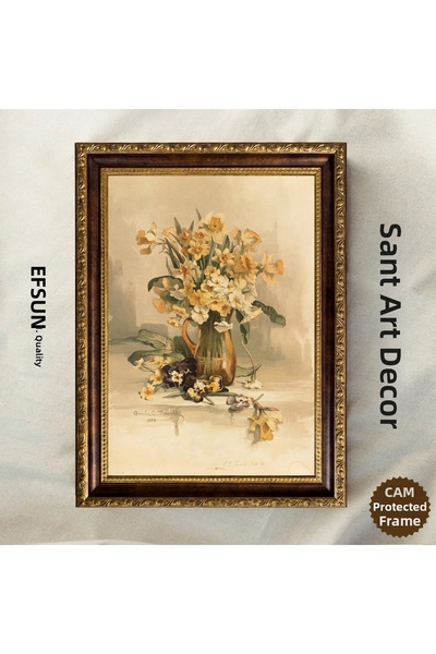 Sanart Vintage ζωγραφική με κορνίζα, ζωγραφική με λάδι, ζωγραφική με κορνίζα,...