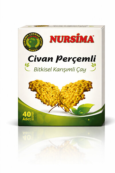 Nursima Civan Perçemli Bitkisel Karışım Çayı – 40’lı Süzen Poşet | Doğal Bitk...