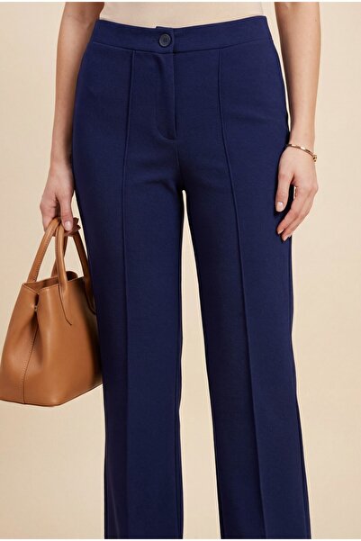 Modamorfo Spodnie z lycry zapinane na guziki -laci