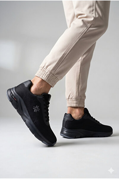 BUCKHEAD حذاء رياضي رجالي من Timar BUCK4321 Flex Foam Memory Insole - أسود