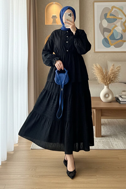 Modamorfo Σετ δαντέλας με κουμπιά μπροστά, κορδόνι στη μέση, ελαστικό μανίκι ...