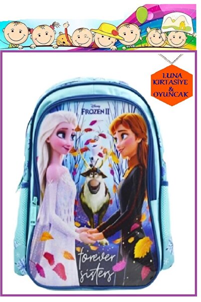 Karlar Ülkesi ELSA - ANNA İLKOKUL ÇANTASI