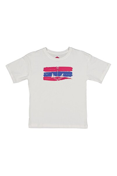 Lee Cooper London Çapa Boy's T-Shirt από 100% βαμβάκι με λαιμόκοψη σε σχήμα Ο...