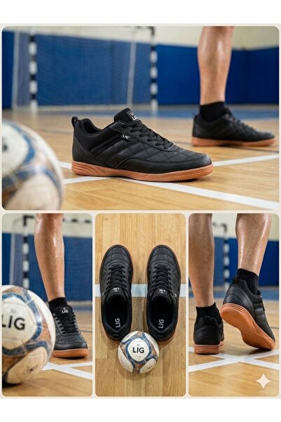 LIG Παπούτσια ποδοσφαίρου Hall Track Black Monaco