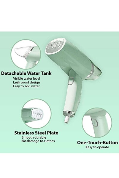 Arabest Handheld Garment Steam Iron,30S Fast Heating,1000 Watt,100ml Water Ta...