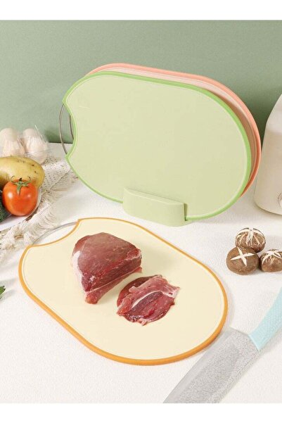 Arabest 3-Piece Cutting Board Set,Food Grade Plastic,Storage Stand,for Differ...