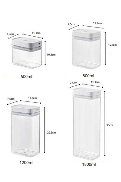 Arabest 6-Piece Airtight Food Storage Container Set with Lid Lock,Kitchen Pan...