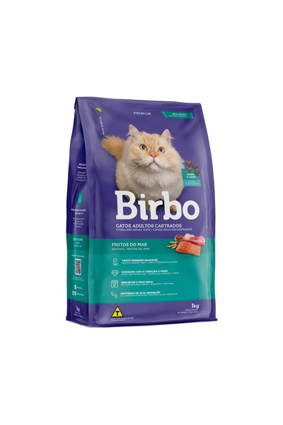 Birbo Adult Premium Cat Food – Sterilized & Neutered Care Blend Mix (1kg)