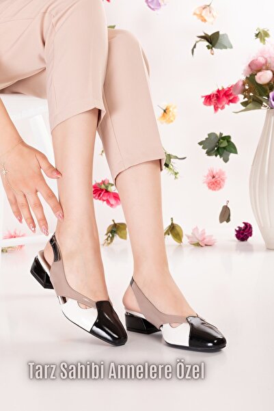 Gondol Γυναικείο Γνήσιο Δέρμα Χρωματιστό Σετ Κοντό Παπούτσι με τακούνι vdt.06...